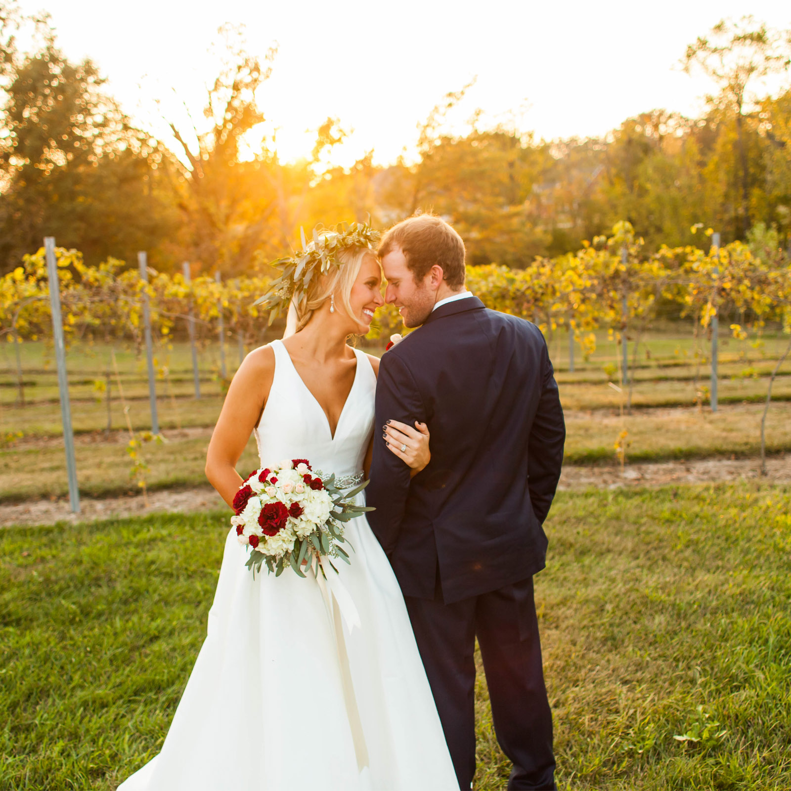 Rustic Winery Wedding Photographer - St. Louis, Southern IL
